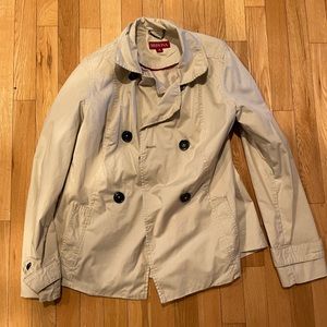 Merona Size Medium Beige Spring Jacket
